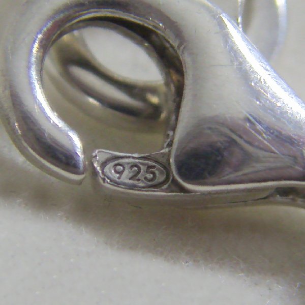 (ch1285)Cadena de plata del tipo Forcet.